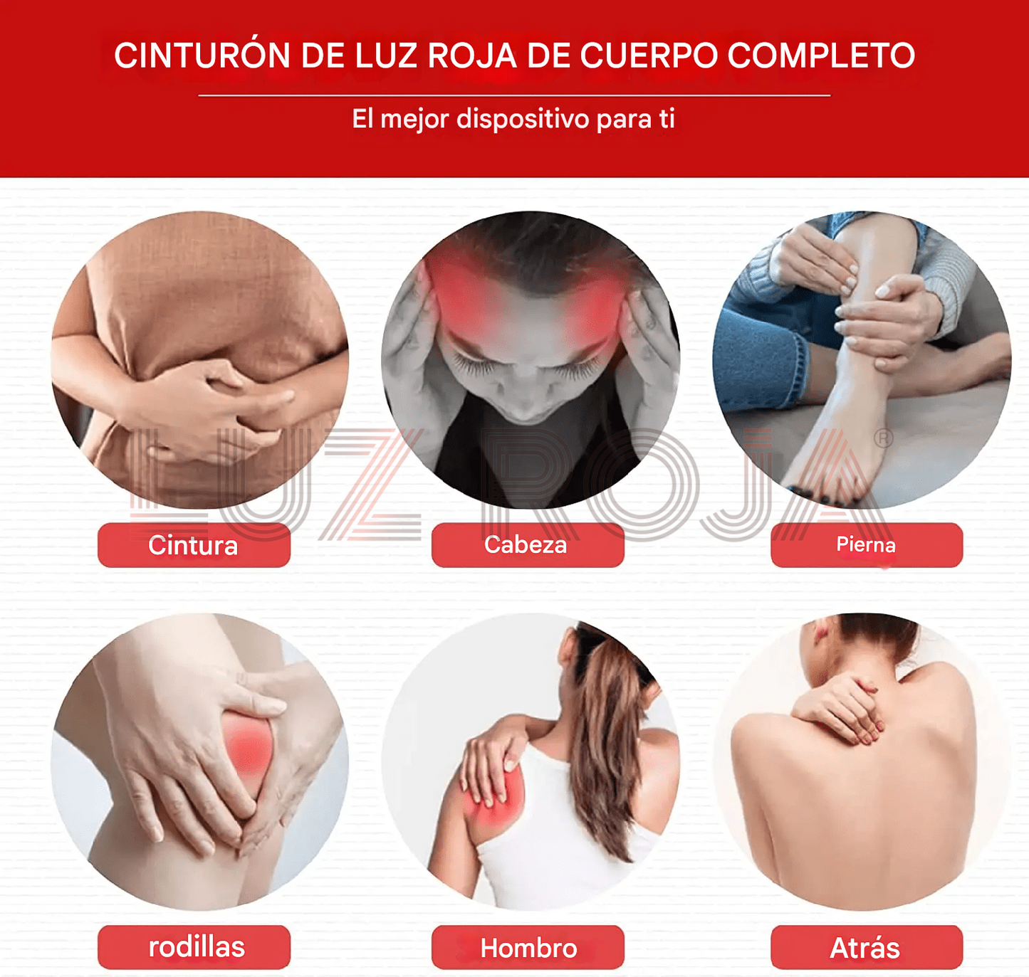 Esterilla de terapia de luz roja, lumínica Infrared Max Mat
