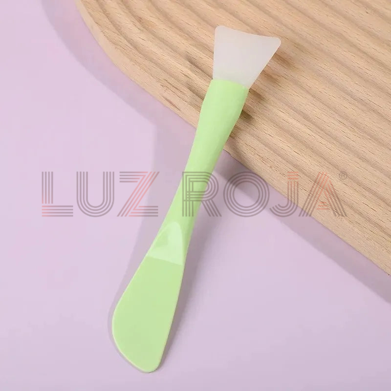 Silicone mask applicator brush