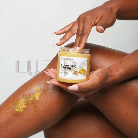 Turmeric scrub for radiant skin
