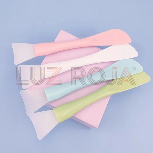 Silicone mask applicator brush
