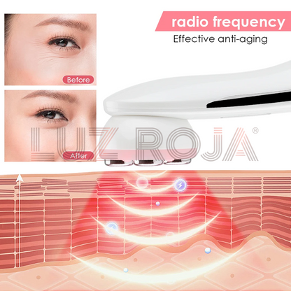 Mini radiofrecuencia con RF + EMS con terapia de colores + luz roja