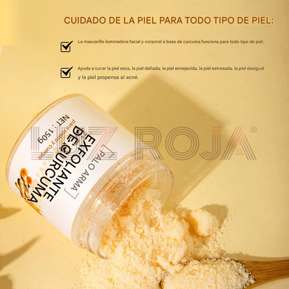 Turmeric scrub for radiant skin