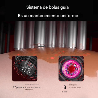 Peine Masajeador Láser Anticaída con Luz Roja