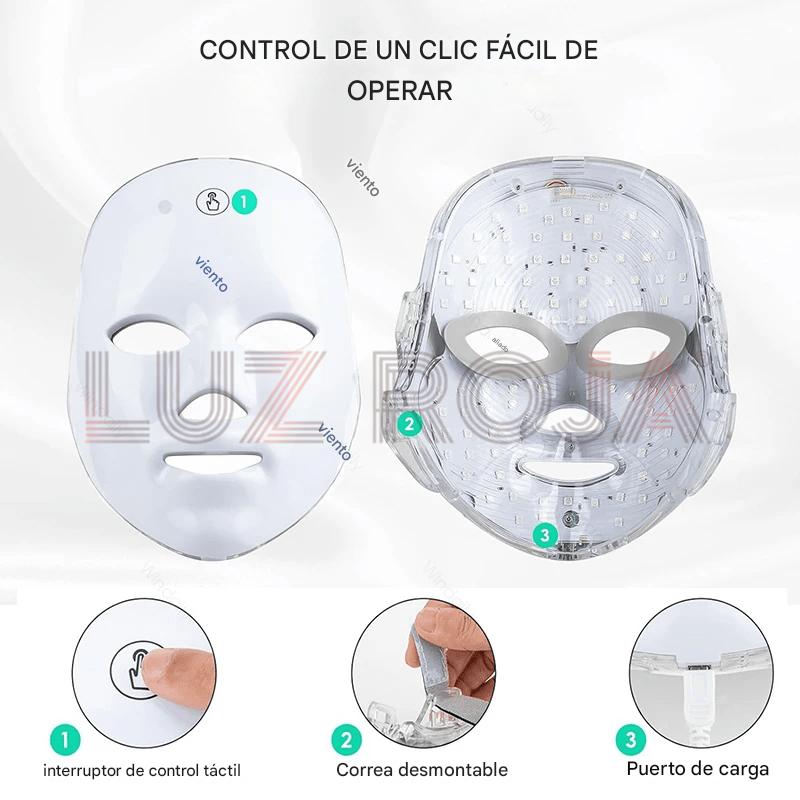 LED Facial Therapy Mask 7 Color Treatments