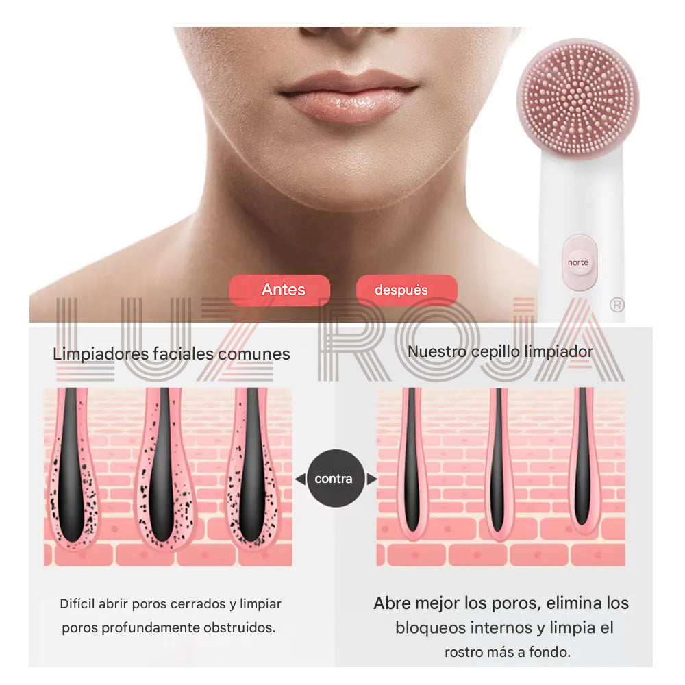 VibrantGlow Facial Brush