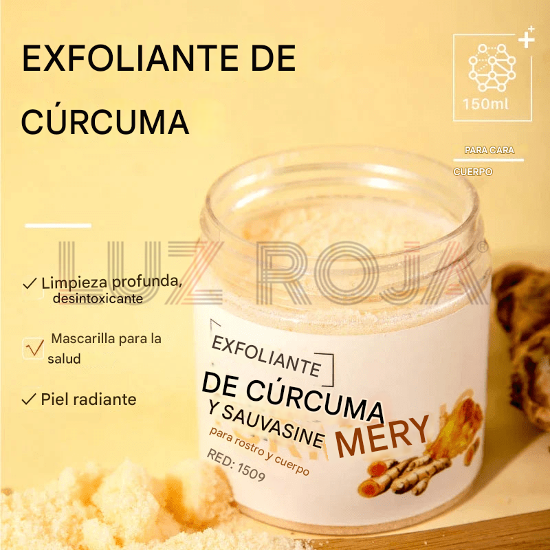 Turmeric scrub for radiant skin