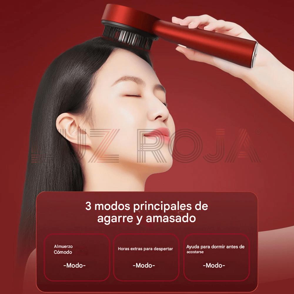 Peine Masajeador Láser Anticaída con Luz Roja