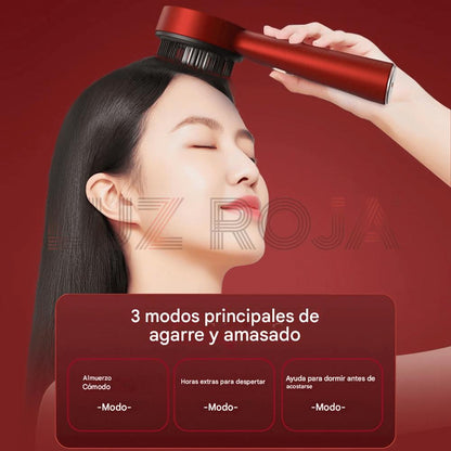 Peine Masajeador Láser Anticaída con Luz Roja