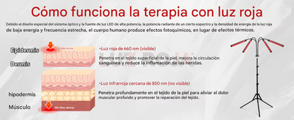 Lámpara Terapia LED Roja Avanzada 30W