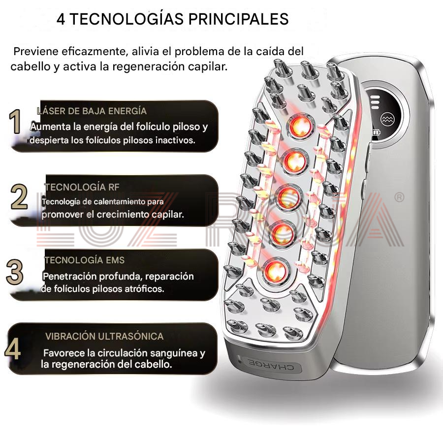 Cepillo Laser Crecimiento Capilar GYLOV